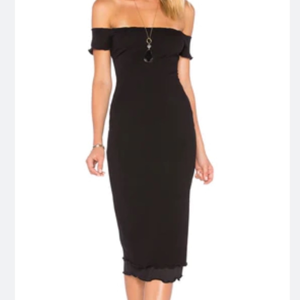 Privacy Please Caperton Dress Black